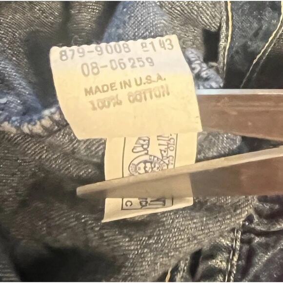 Vintage OshKosh B'Gosh Vestbak Overalls Denim Blue Boy Girl Unisex Made USA 2T - Picture 12 of 12